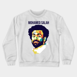 Mohamed Salah on WPAP Style 2 Crewneck Sweatshirt